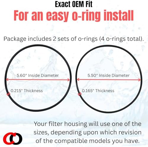 Captain O-Ring - OK7 Replacement O-Ring Kit for OmniFilter BF6, BF7, BF7a, BF35, BF36, BF36C, BF55, BF56, PB35, PB55 (2 Sets - 4 Total Orings, 2 Sizes) - Image 4