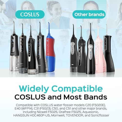 COSLUS Original C20 C50 C51 E40 C31 Flosser Replacement 5 Standard Set - Image 2