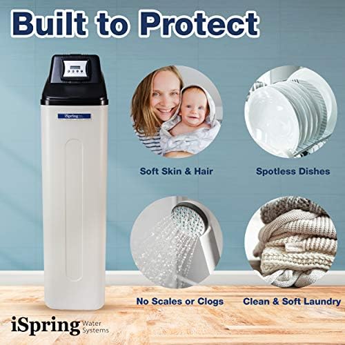 iSpring WCS45KG 45,000 Grains Whole House Water Softener, One-Tank Design - Image 3