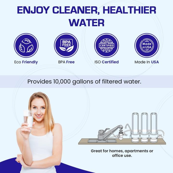 Smart Countertop Water Filter System | Crystal Quest (Triple, Stainless Steel) - Image 4