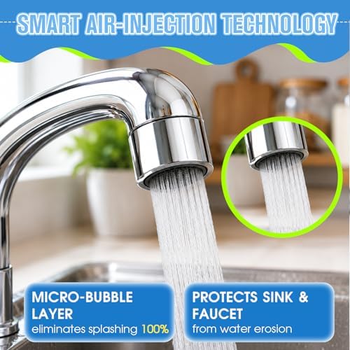 4Pcs Faucet Aerator Replacement, 15/16" 24mm Honeycomb Anti-Splash High Flow Water Saving Sink Aerators M24 Male Thread, Universal Bathroom Kitchen Faucet Parts - Image 6