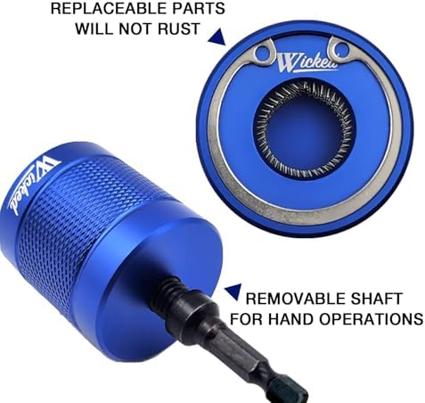WICKED 3/4’’ Copper Pipe Cleaner, The Original Fully Repairable Extreme Duty, Professional Plumber’s Tool, Industrial Strength Aircraft Grade Aluminum, Tradesmen Quality/Durability - Image 2