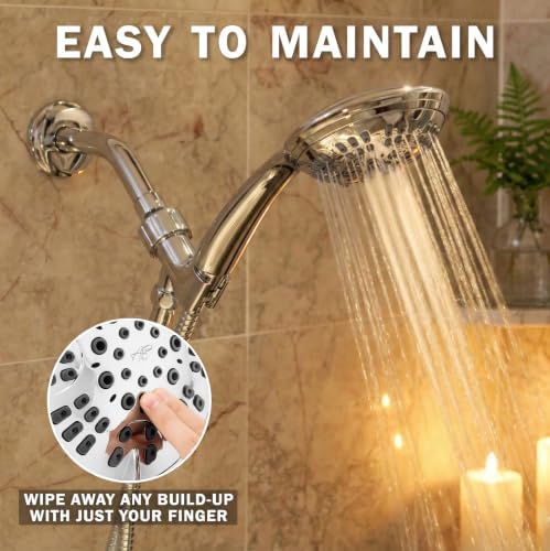 Aqua Elegante Luxury Handheld Shower Kit - 1.8 GPM - Polished Chrome - Image 6