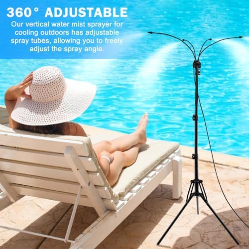 Stand Misters for Outside Patio, Portable Water Misters for Mist Playing - Image 3