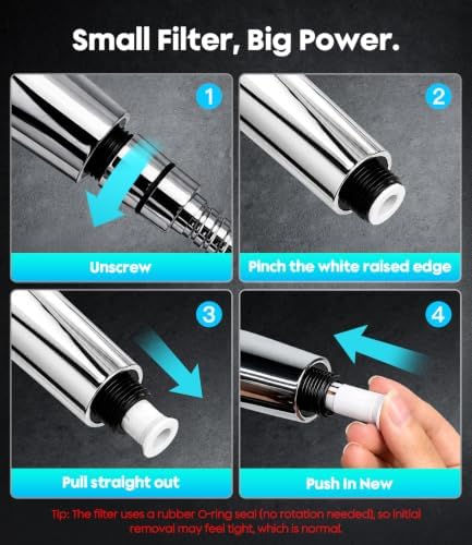 Handheld Shower Head High Pressure – Magnetic Holder,10 Spray Modes with Power Wash for Pets&Tile&Toilet, Filtered for Softer Skin & Shinier Hair, 1.8GPM, Stainless Steel Hose - Image 5