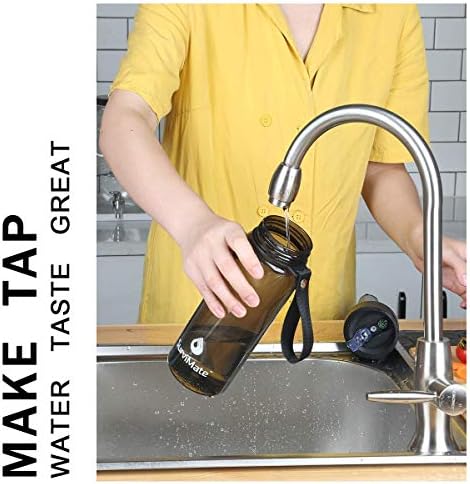 SurviMate Black Filtered Water Bottle and Replacement Filter - Image 6