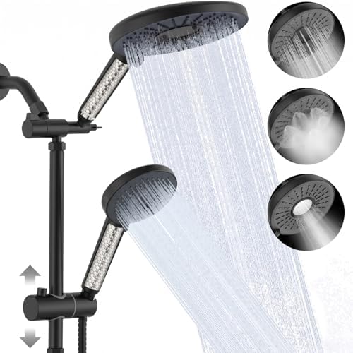 Filtered Shower Head with Handheld High Pressure Shower Head with Filters by Unknown