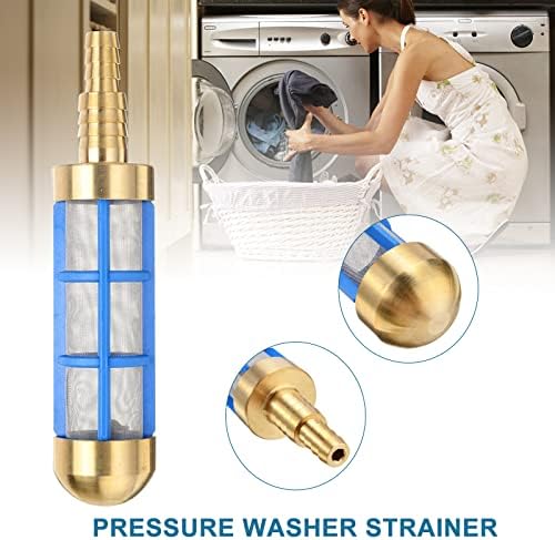 Garden Hose Inlet Filter for High Pressure Washer 3/4'' 5/8'' Hose Water Suction Strainer Pickup Filter Hose Inlet Strainer for Water Tank Connection to Suction Hose - Image 6