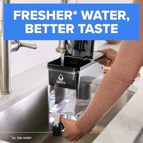 Brita X-Large 27 Cup Water Pitcher Dispenser, Includes 1 Filter, White - Image 3