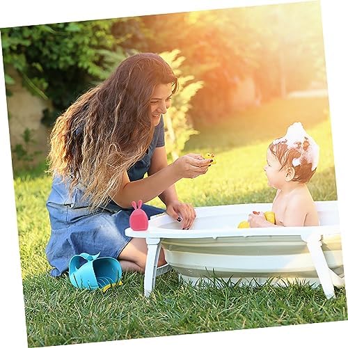 3Pcs Silicone Baby Boy Girl Shower Brush, Gentle Cleansing Face Scrubber - Image 6