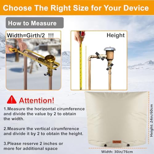 Backflow Preventer Insulation Pipe Cover for Outside - Image 3