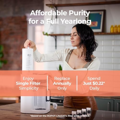 Bluevua RO100ROPOT-Lite Countertop Reverse Osmosis Water Filter - Image 6