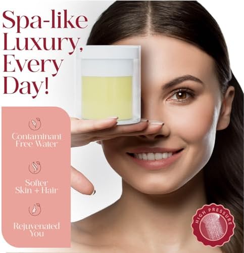 Vitamin C Shower Filter Replacement Cartridge + Shower Steamers Aromatherapy - K Beauty Skin & Hair Enhancement, Universal Water Filter Replacement for AquaBliss - Lemon Spa Scent - Image 3