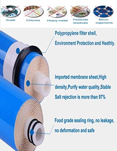 CFS Universal 4 & 5 Stage Reverse Osmosis Filter Set & 50 GPD Membrane 8 Pc - Image 6