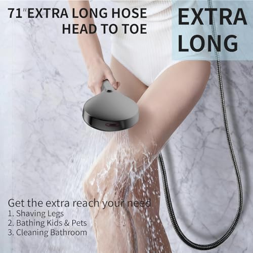 Handheld Shower Head High Pressure, 9-Mode with Pause Mode & Power Wash - Image 5