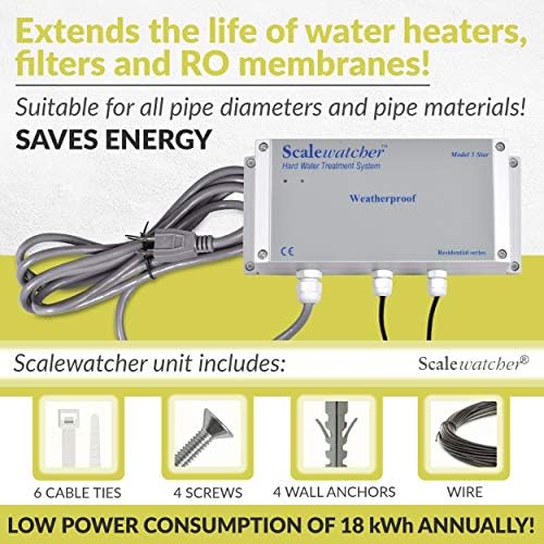 Scalewatcher 5 Waterproof Electronic Descaler | USA Made & Patented Hard Water Softener/Conditioner Alternative | 700mA Salt-Free Electric Limescale Remover for Swimming Pool, Irrigation & More - Image 7