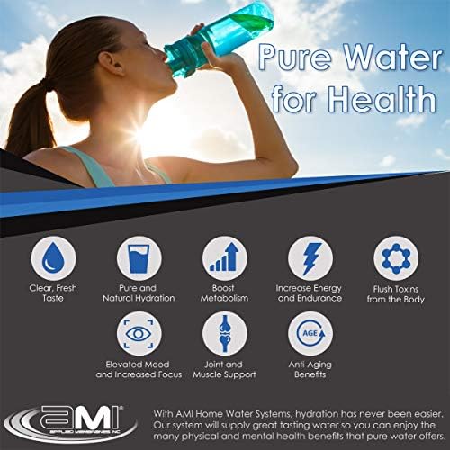APPLIED MEMBRANES INC. 3-Stage Whole House Water Filter System | 4.5x10-Inch Filters Removes, Dissolved & Undissolved Lead, Sediment, Chlorine, Chloramine, Chemicals, Taste, Odor - Image 5