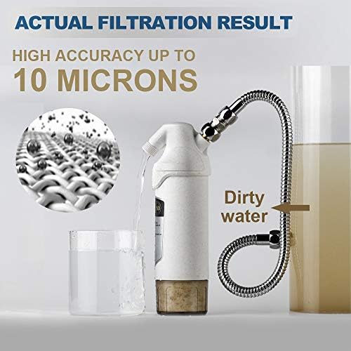 miniwell L720-Plus Shower Filter System-for Bathroom Hard Water and Well -Remove Chlorine & Heavy Metals & Sediments impurties- Good for Skin & Hairs - Image 5