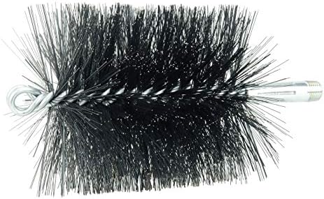 Weiler 44169 4" Double Spiral Flue Brush, .012 Steel Fill, Made in the USA by WeilerAbrasives