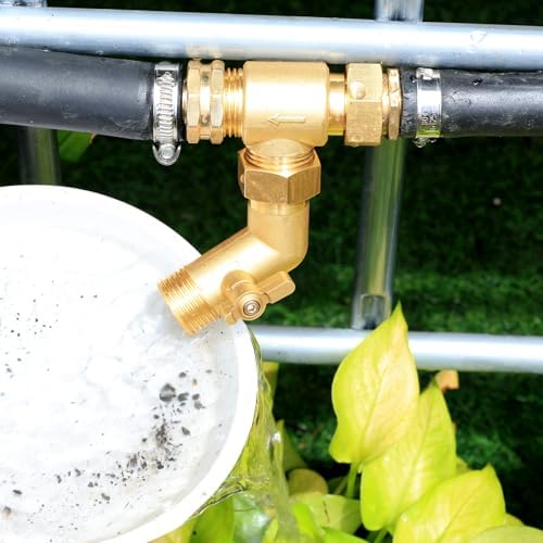 Garden Hose Filter Attachment with 100 Mesh and 40 Mesh Stainless Steel Screen,Brass Filter Pressure Washer Inlet for RV Camping Car Wash Rainwater Filtration (with Valve) - Image 5