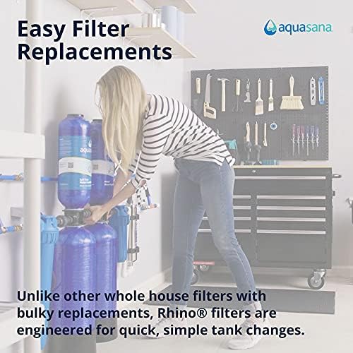 Aquasana Whole House Salt-Free Water Conditioner Replacement Tank | 600,000 Gallons | Descaler Tackles Sediment & Scale to Protect Pipes & Appliances | No Salt or Drain Line Required | EQ-AST-WH-R - Image 4