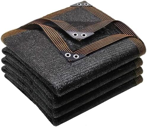 winemana 5x20 FT Black Shade Cloth, Mesh Tarp for Garden Greenhouse Patio by winemana