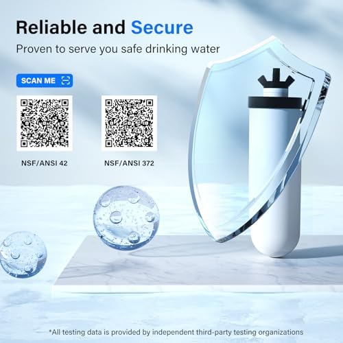 Purewell PF-4 Ceramic 3-Stage Purification Elements, Washable & Reusable, NSF/ANSI 42&372 Certified, Replacement for ProOne®, Berlkey®, Purewell® Filters and Water Filter Systems - Image 2