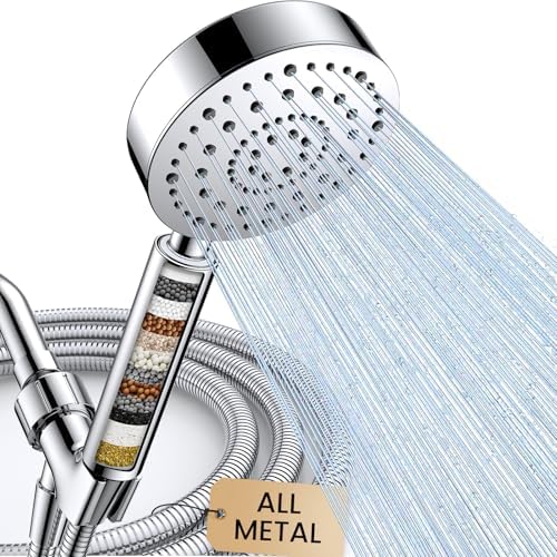 FEELSO Filtered Shower Head with Handheld, High Pressure Shower Filter Head by FEELSO
