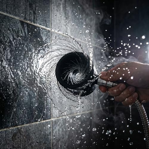 Lil' Bro 360 Ring Shower Wand - The Ultimate Undercarriage Power Washer for Men & Pets - 360 Inward Vortex Hygiene Wand - Fits Standard Shower Hoses (Red-Big) - Image 3