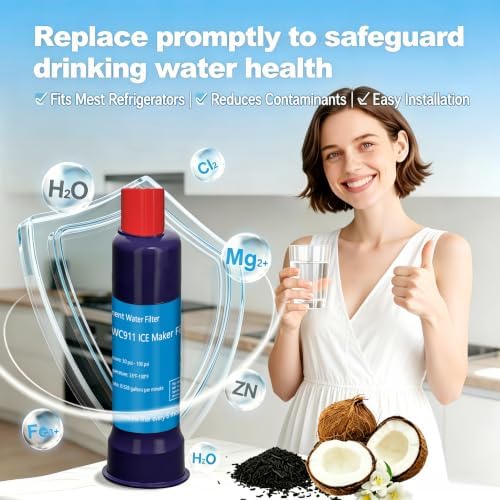 ICE2 F2WC9I1 ICE Maker Filter Replacement, Compatible with for ICE2 F2WC9I1 W10480323, W10565350 (3 Pack) - Image 2