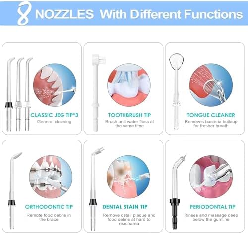 TUREWELL FC162 Water Dental Flosser for Teeth/Braces - Image 3