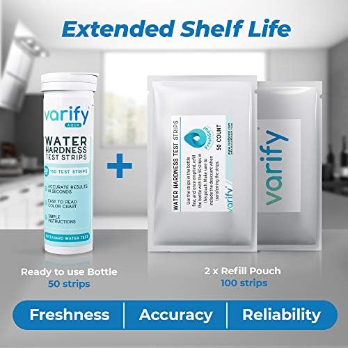 Varify Water Hardness Test Kit - Hard Water Test Strips for Well & Home - Image 5