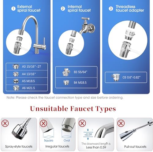 Countertop Water Filter, Alkaline Water Filtration System, OM-CF04 - Image 6