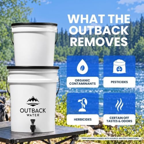 Outback Water Gravity Fed Water Filtration System, 24 GPD Emergency - Image 4