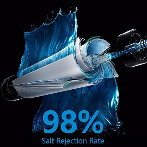 Reverse Osmosis Membrane 1812-80 Water Filter Replacement for Reverse Osmosis System 11.75"x1.75" Under Sink RO Drinking Purify for House, fit for 75GPD 100GPD RO system, high salt rejection - Image 4