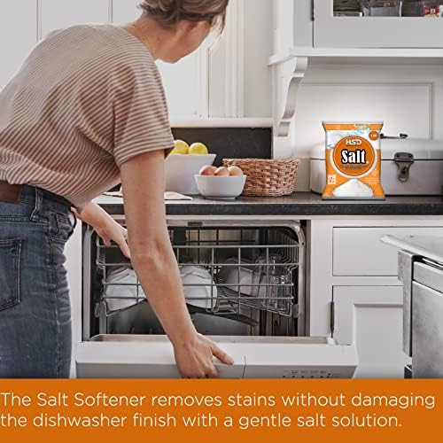 1kg Dishwasher Salt, Powerful Cleaning Dishwasher Salt, softener salt, Best For Laundry Kitchen Dish Washing, Compatible to All Water Softner Machine, Premium Food Grade 100% Genuine British Salt (10) - Image 4
