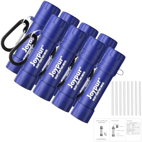 Portable Water Filter Straw, Essential Camping & Hiking Gear by Joypur