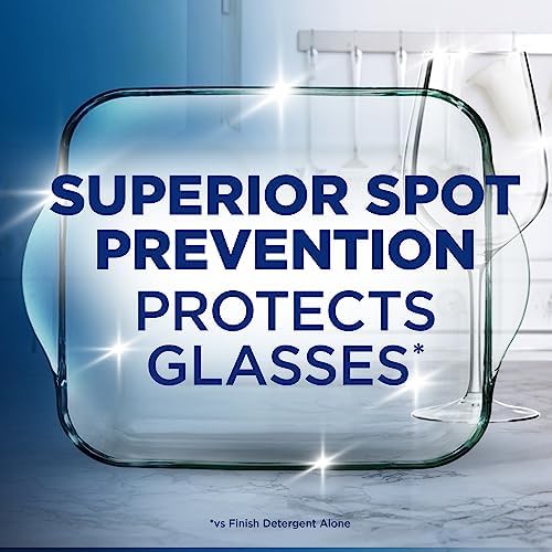 Finish | Finish Dishwasher Rinse & Shine Aid | Lemon| 400ml | For Drier Glasses and Spot Prevention - Image 4