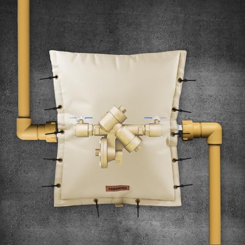 TOHONFOO 3-Way Open Backflow Preventer Pipe Cover Outside, 90"Wx60"H, Beige - Image 5