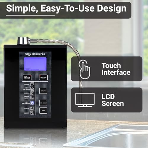 Aqua Ionizer Deluxe 9.5 Anti-Oxidant Boost Water Ionizer |Produces pH 3.0-11.5 Alkaline Water Filtration System| Up to -880mV ORP | 4000 Liters Per Filter | 7 Water Settings - Image 3