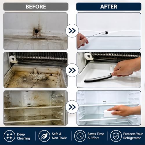 XANGNIER Refrigerator Water Line Cleaning Brush Kit,10 Pcs - Image 2