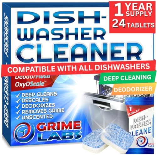 Washing Machine & Dishwasher Cleaner Tablets Bundle – 12-Month Supply | Deep Cleaning & Deodorizing Tablets for Dishwashers & Washing Machines | 48-Tablet Set – Value Pack - Image 3