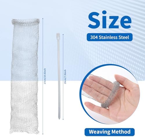 Washing Machine Lint Traps, Stainless Steel Laundry Hose Filters, 24 Pack - Image 5
