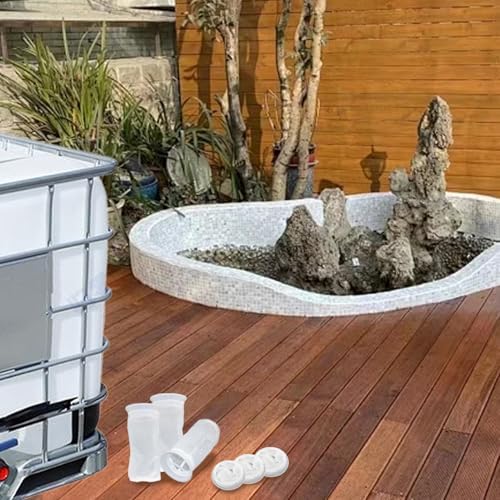 IBC Tote Filter 3PCS, Washable Nylon Rain Barrel Screen Filter, IBC Lid Filter Fine Mesh Rain Barrel Filter Reusable Replacement Rain Water Filter Rain Barrel Filter Rain Water Filter Rain Barrel Acc - Image 5