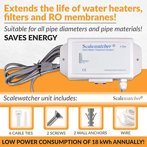 Scalewatcher 4 Original Electronic Descaler | USA Made & Patented Hard Water Softener/Conditioner Alternative | 700mA Chemical and Salt-Free Electric Limescale Preventer and Remover - Image 5