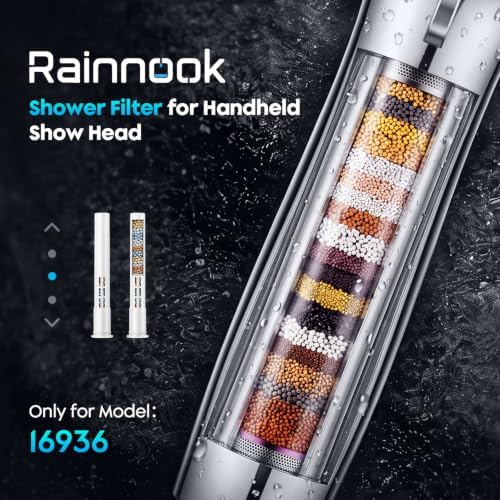 2 Pack Replacement Filters for Handheld Shower Head (Only for 16936), Water Softener Filters Beads for Hard Water - Remove Chlorine - Reduces Dry Itchy Skin(ASIN:B0H392GY5R) - Image 3