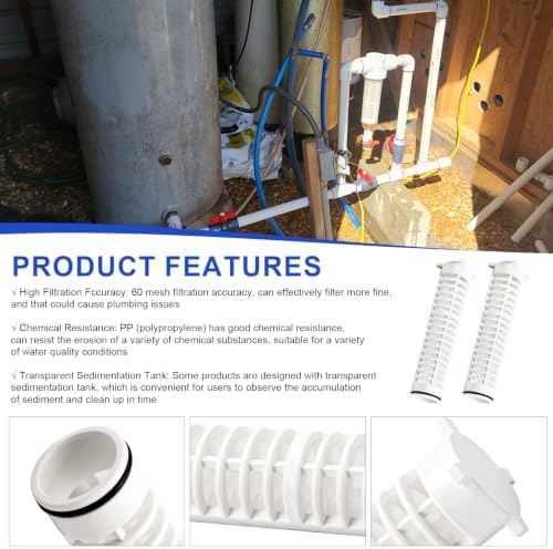 2" 60 Mesh Spin Down Filter Replacement for Rusco Sediment Filter Screen - Image 4
