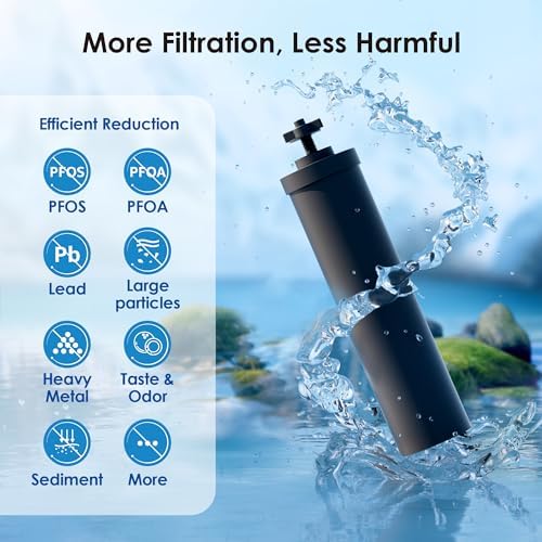 Waterdrop Black Water Filter, Replacement for Berkey® BB9-2®, Purewell® - Image 6