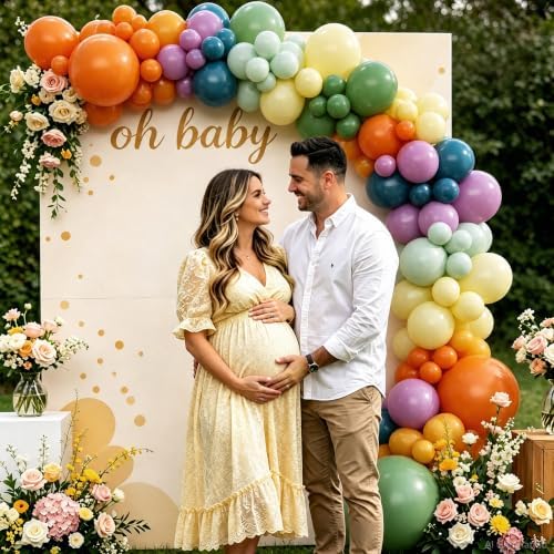 Rainbow Balloon Arch Kit for Whimsical Baby Shower Birthday Decorations - Image 5