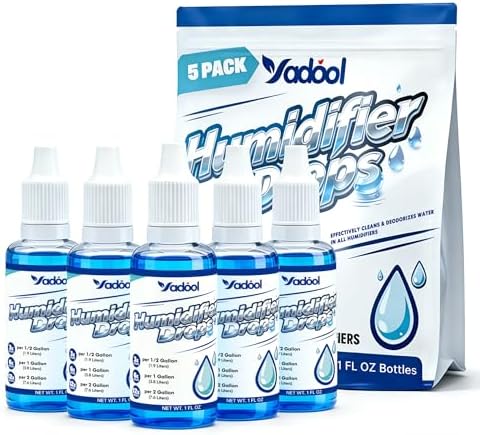 Humidifier Cleaner Drops, 5 Pack, for All Makes & Models, 500+ Day Supply by YadoolAll-PurposeCleaners